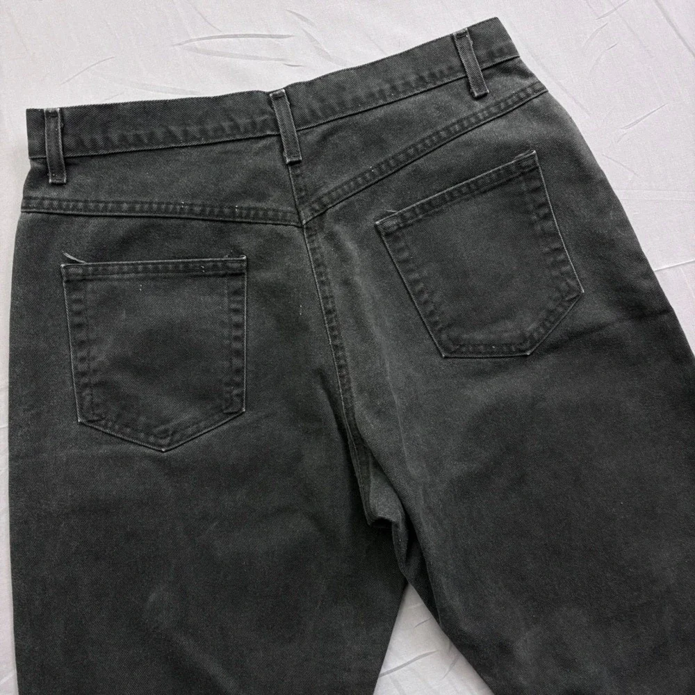 Faded Glory Men's Classic Fit Straight Leg Jeans Washed Black Denim